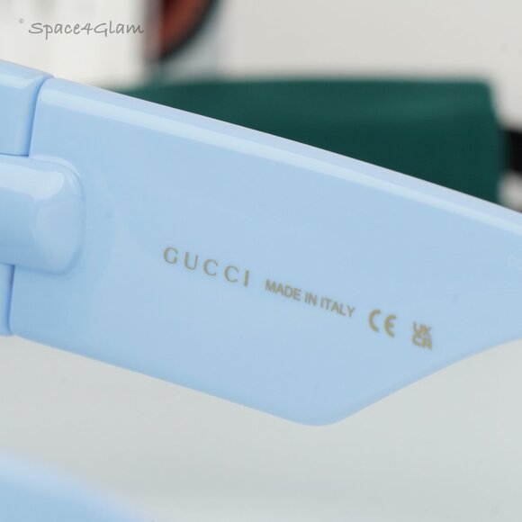 Gucci Women Sunglasses Light Blue Dark Blue Square GG1545S  display picture 1